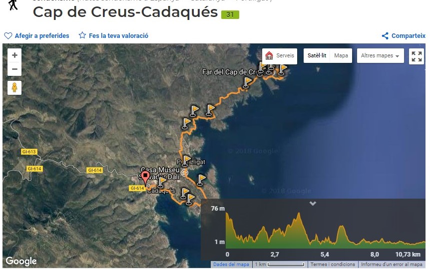 Clica en el mapa para ver el recorrido- wikiloc rutas