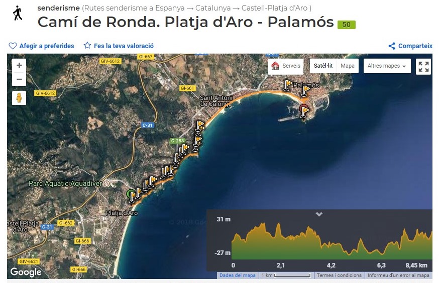 Clica en el mapa para ver el recorrido- wikiloc rutas