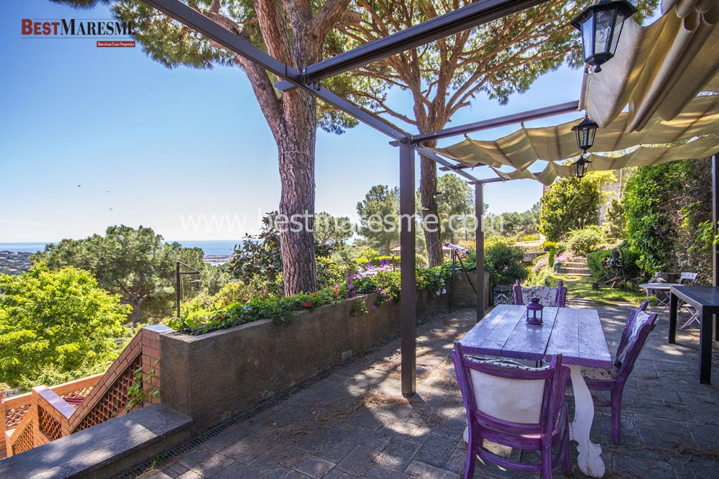 Terraza con vistas al mar