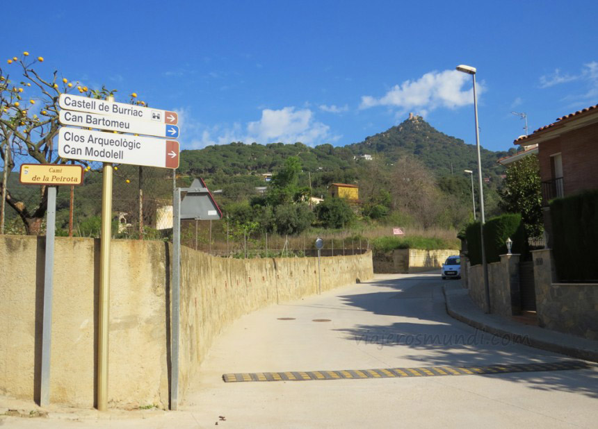 Punto de partida desde Cabrera de Mar