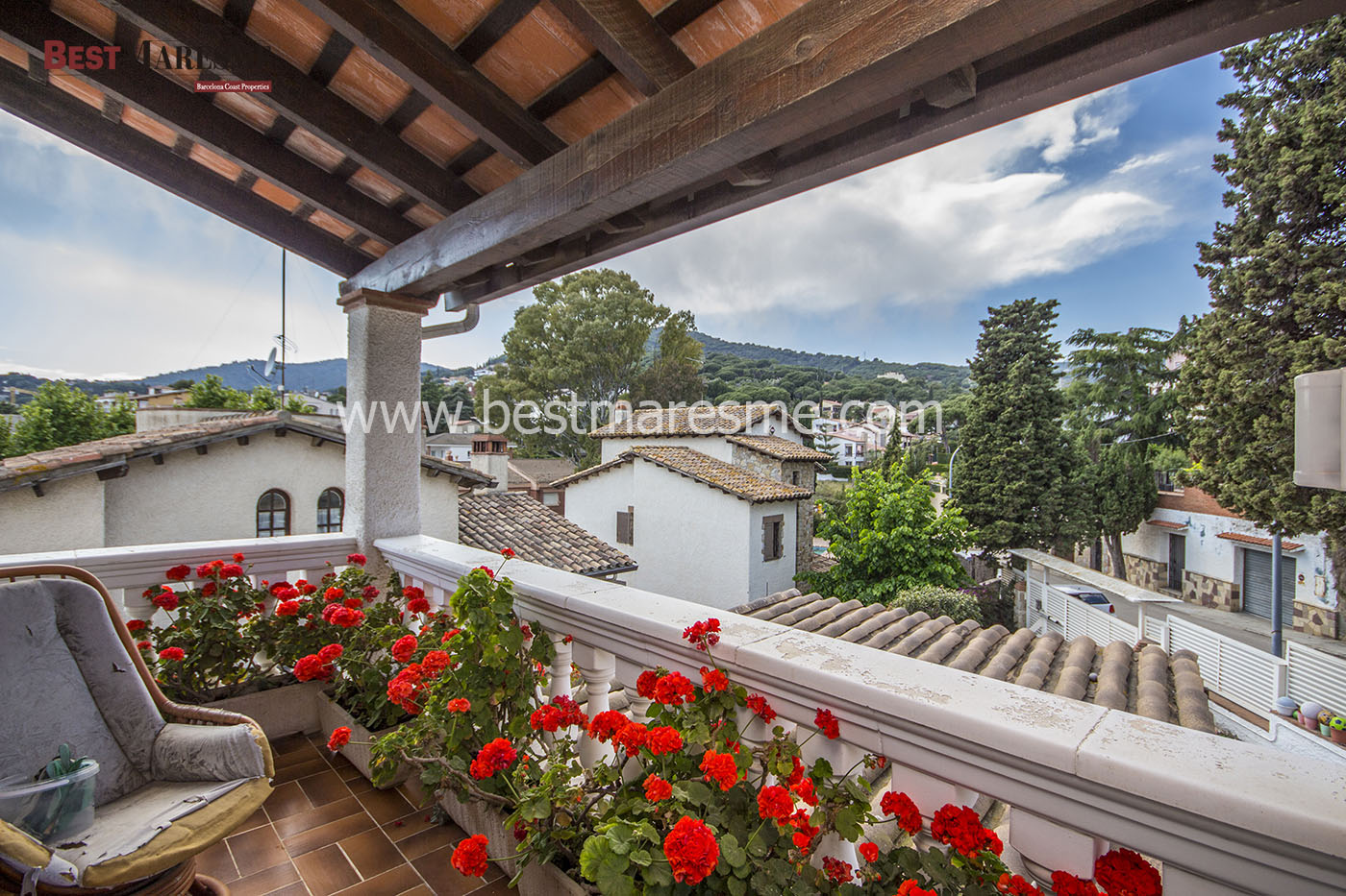 Vistas al pueblo de Vilassar de Dalt