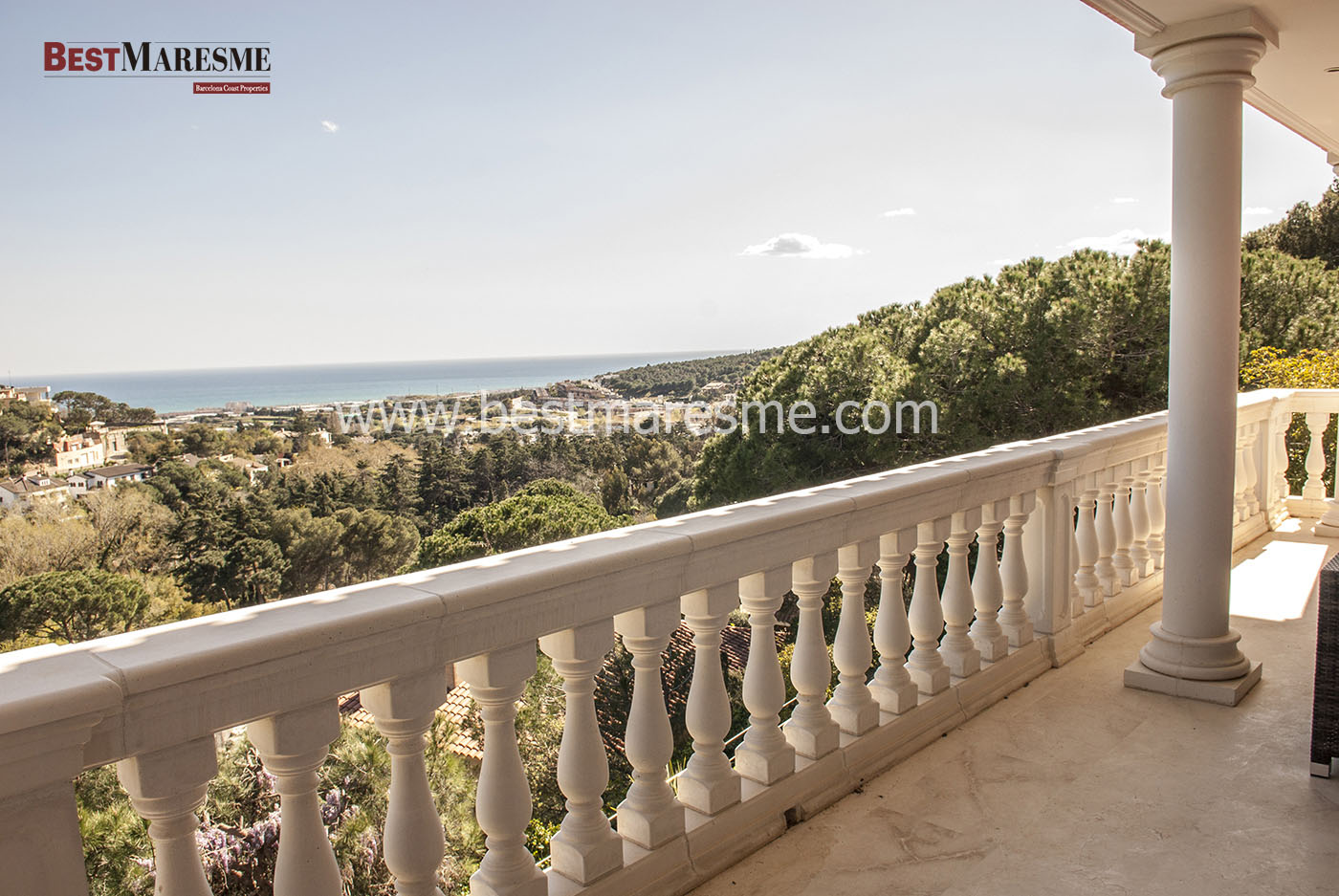 Terraza con vistas al mar