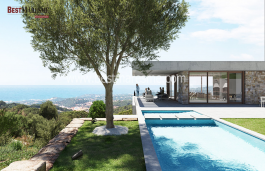  360º de espectaculares vistas, obra nueva en parcela de 1.555 m2, Sant Andreu Llavaneres