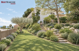 Exclusiva casa reformada con piscina, jardín, espectaculares vistas al Mediterráneo y total privacidad en Cabrils