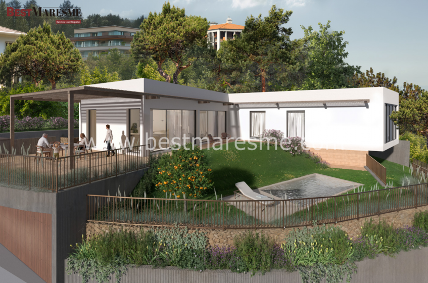 Un proyecto elegante en construcción y de moderna arquitectura, luminoso y minimalista